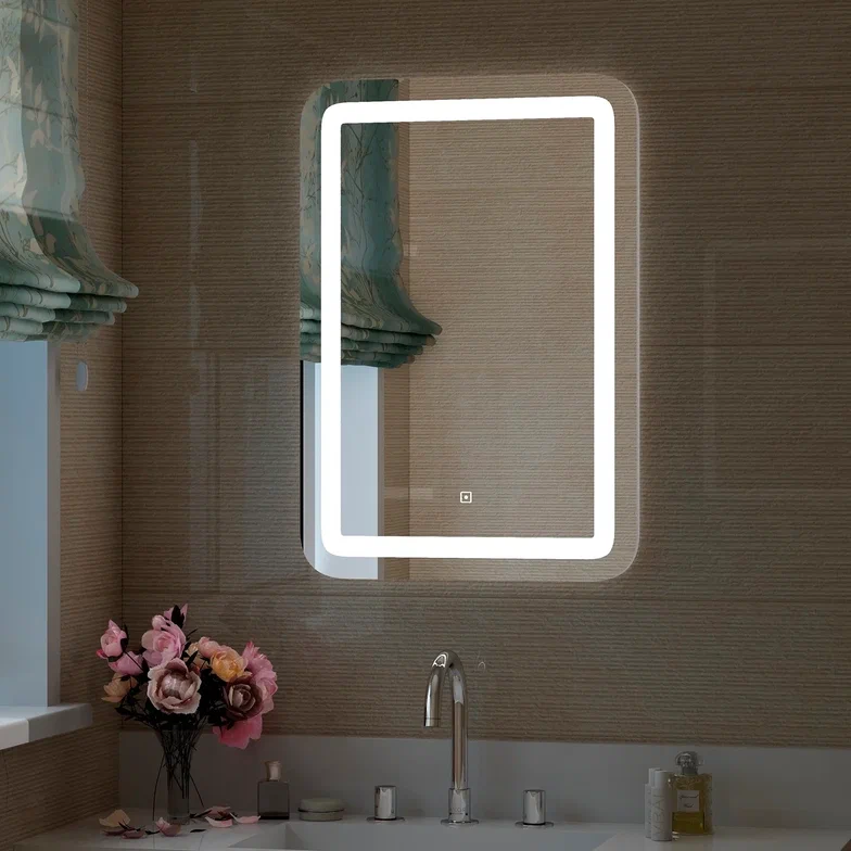 Зеркало с подсветкой "Lucia Led" 550х800 100Kran: Широкий выбор и доступные цены.