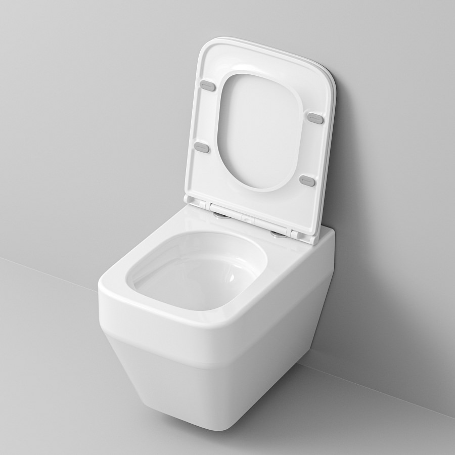 Унитаз подвесной Grossman GR-4410SQ безободковый смыв торнадо белый в 100Kran: Широкий выбор и доступные цены.