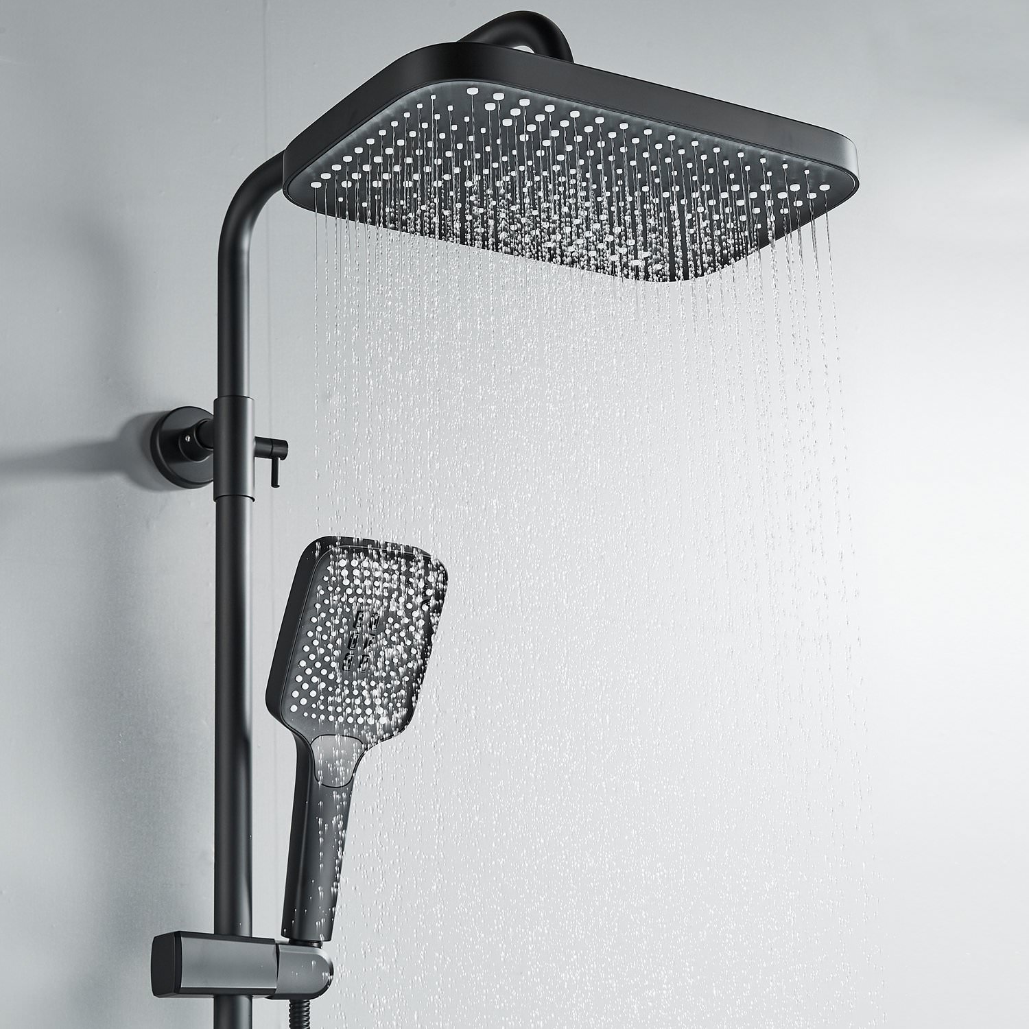 Душевая система Rose R1836H черный в 100Kran: Широкий выбор и доступные цены.