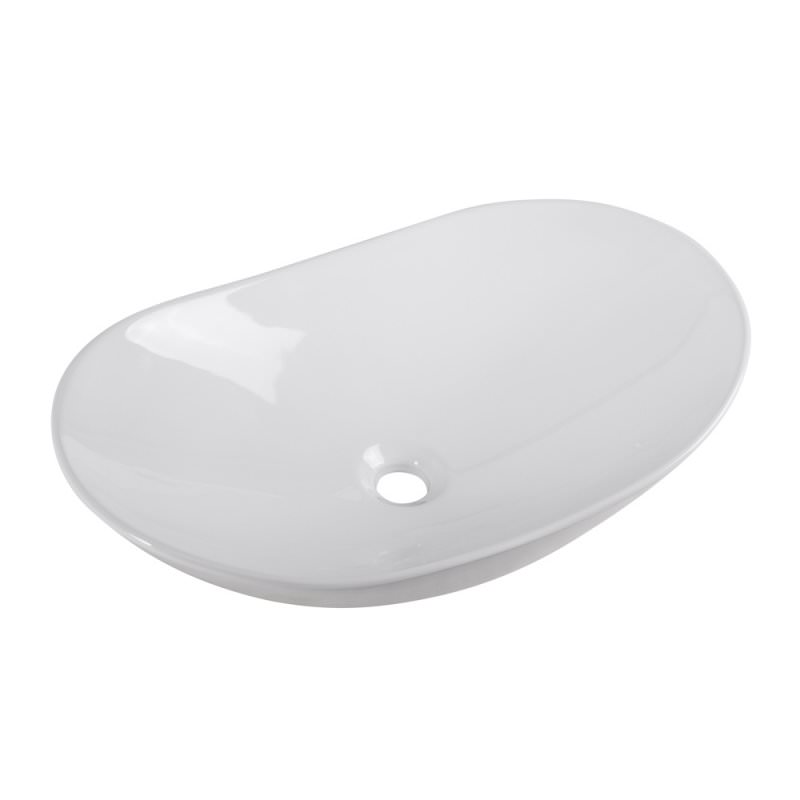 Накладная раковина BelBagno BB1404 60,5  см белая глянцевая в 100Kran: Широкий выбор и доступные цены.