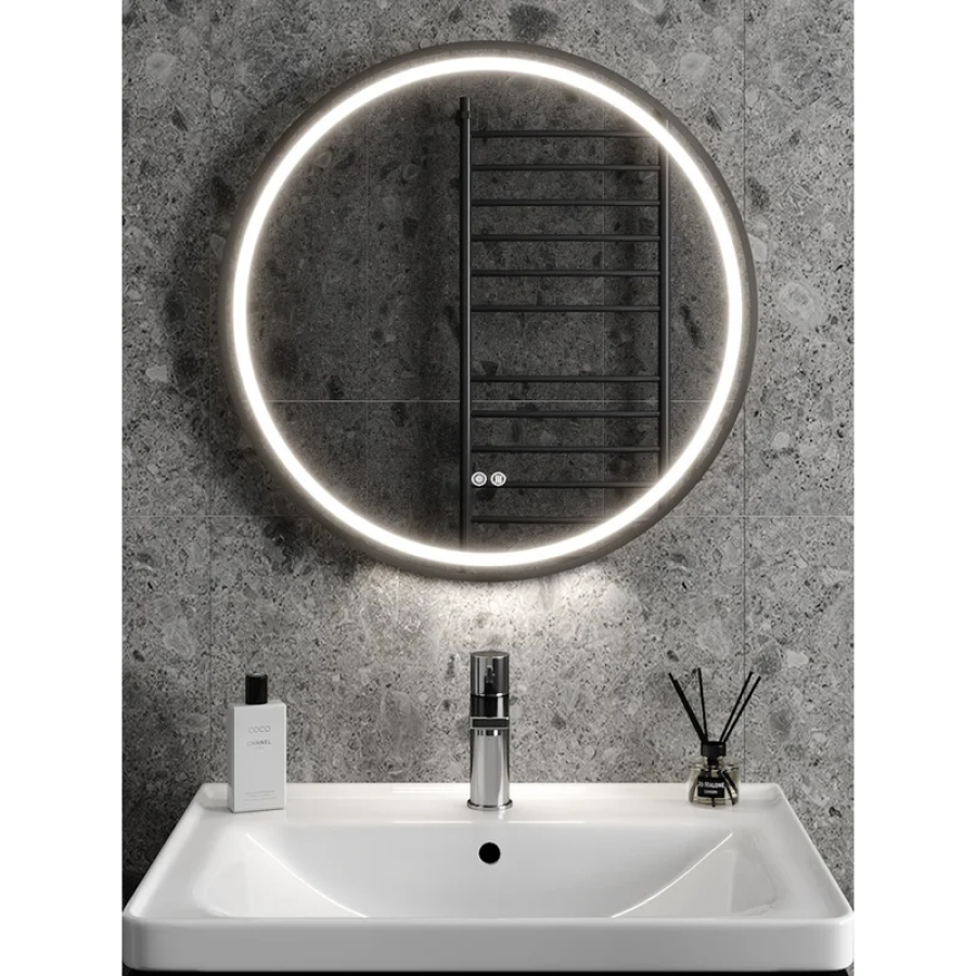 Зеркало с подсветкой Maretti Elena EA1460R03EL D60 см черный 100Kran: Широкий выбор и доступные цены.