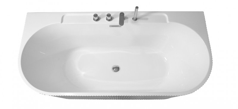 Ванна пристенная акриловая ESBANO Aruba-SM ESVAARUBSM 170x80 белая в 100Kran: Широкий выбор и доступные цены.