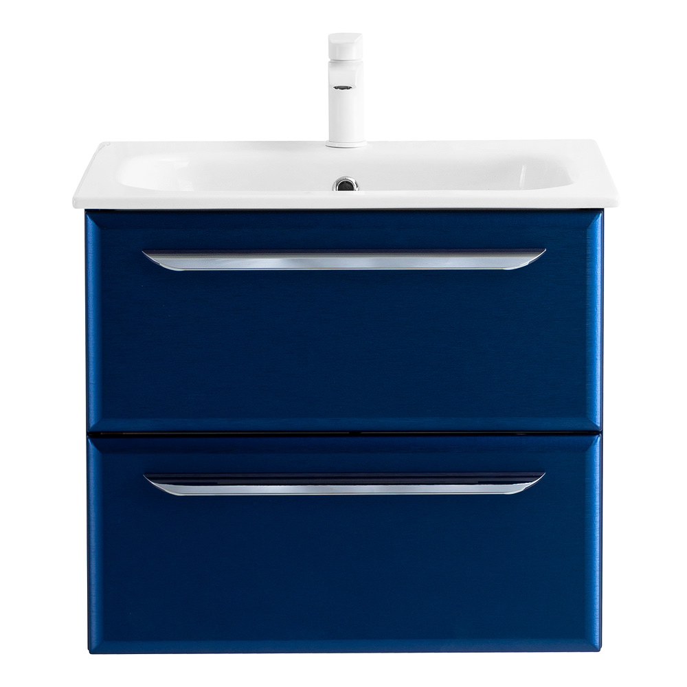 Тумба с раковиной подвесная CEZARES 60 см ECO-CER-600-2C-SO-SPF-P Sapfiro в 100Kran: Широкий выбор и доступные цены.