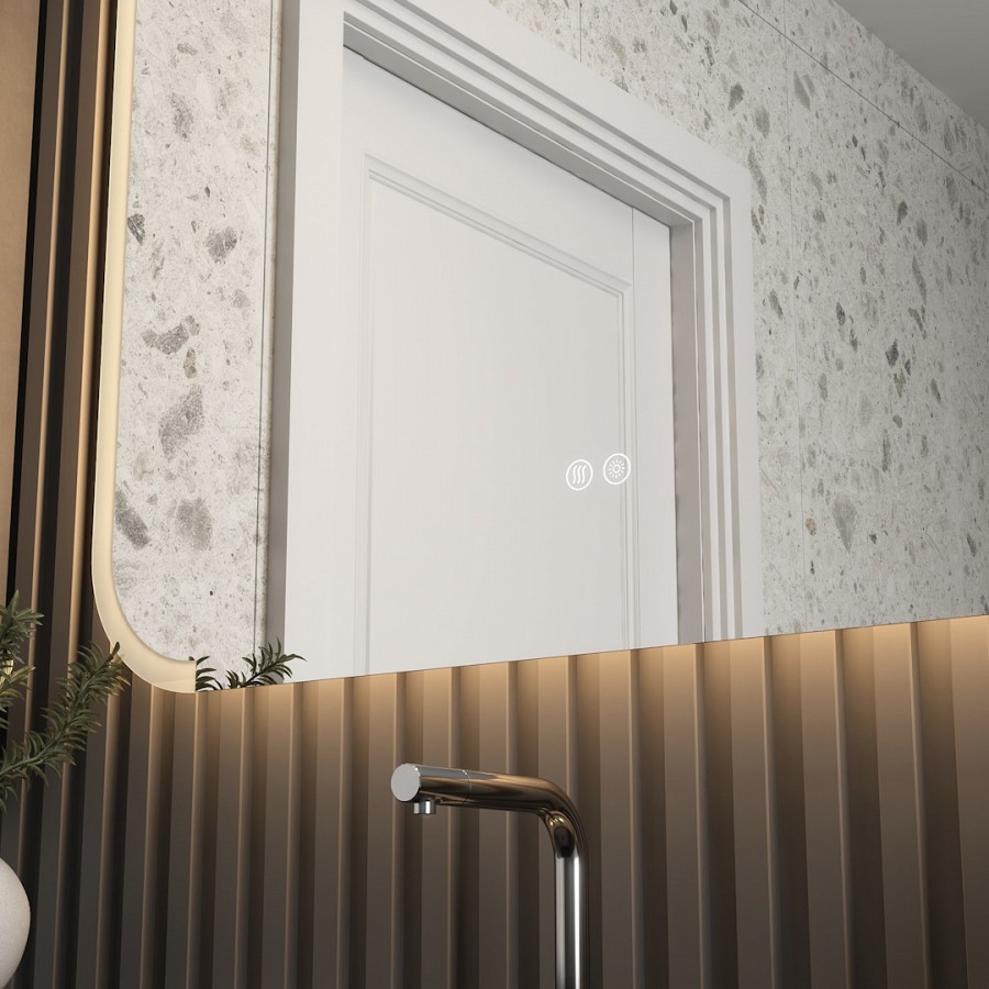 Зеркало с подсветкой Maretti Florenza FL148065P14EL 80x65 см 100Kran: Широкий выбор и доступные цены.