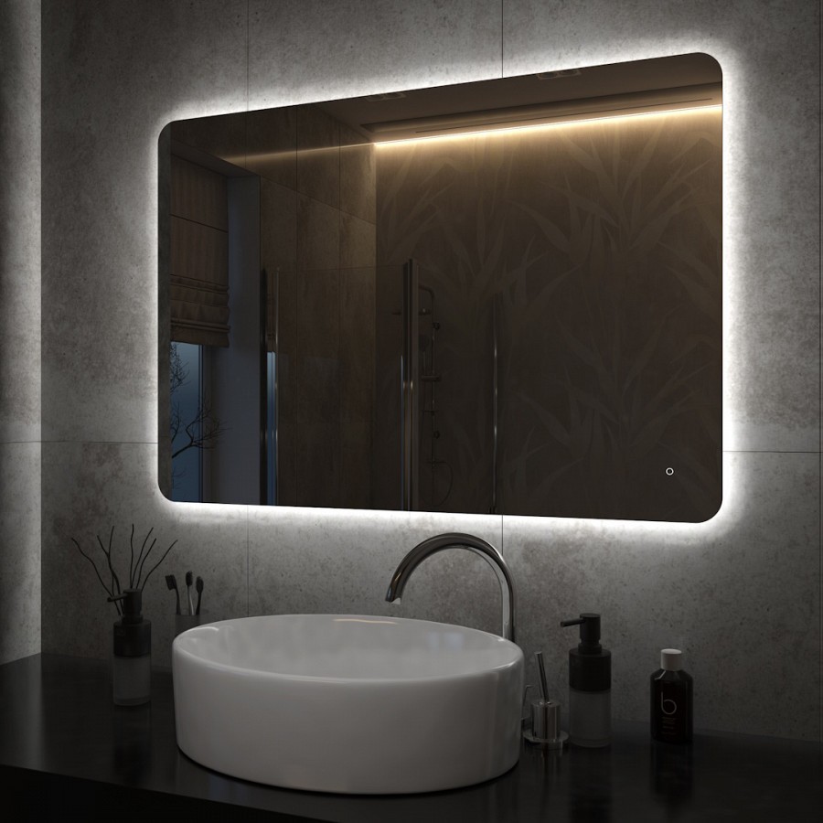 Зеркало с подсветкой Maretti Florenza FL1410070P16EL 100x70 см 100Kran: Широкий выбор и доступные цены.