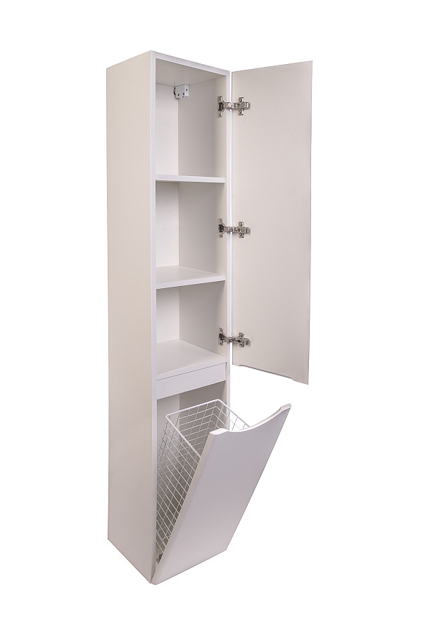 Пенал напольный Style Line 30 см  Бергамо СС-00002326 антискрейтч белый в 100Kran: Широкий выбор и доступные цены.