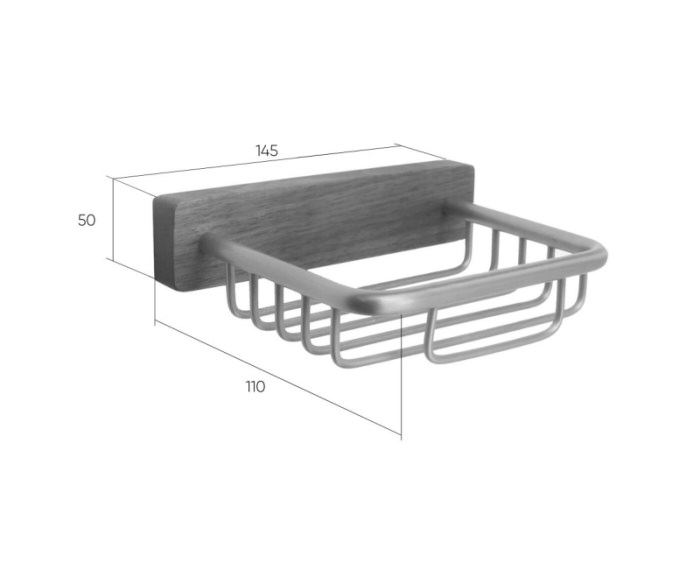 Мыльница Bronze de Luxe Forest 10703C орех хром матовый в 100Kran: Широкий выбор и доступные цены.