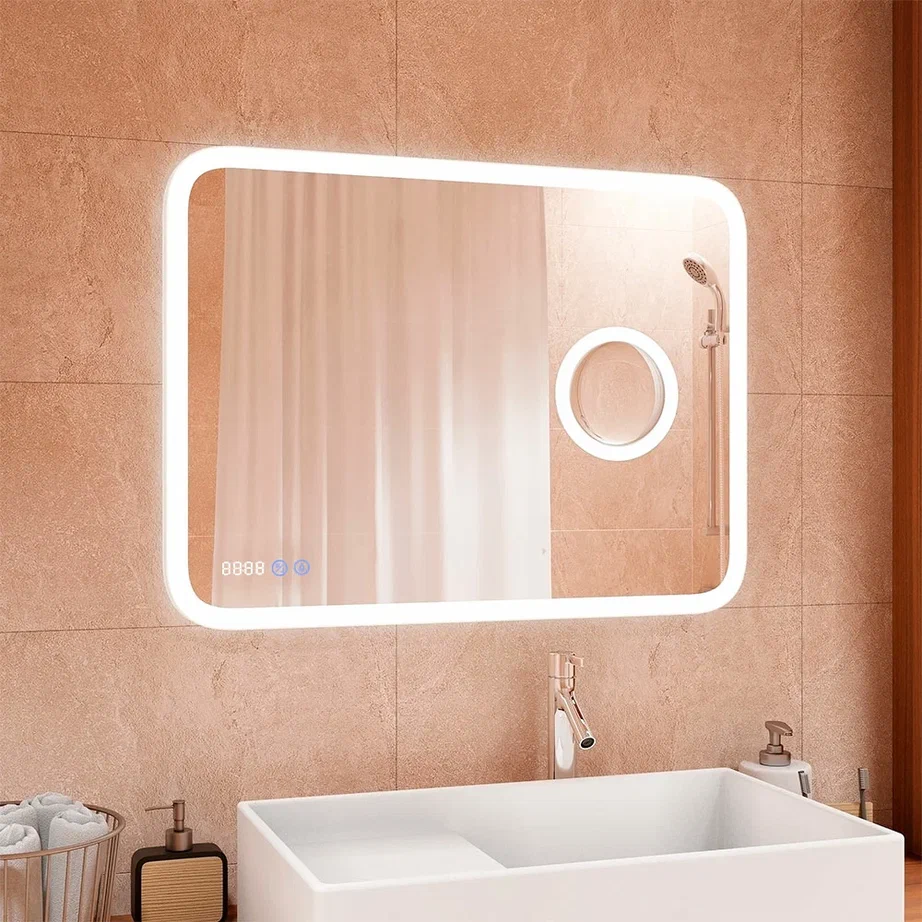 Зеркало с подсветкой "Bliss LED"  800x700 ЗЛП403 100Kran: Широкий выбор и доступные цены.