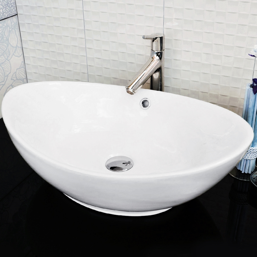 Раковина накладная Maretti Eleganza EN13NS48-844 59 см белая в 100Kran: Широкий выбор и доступные цены.