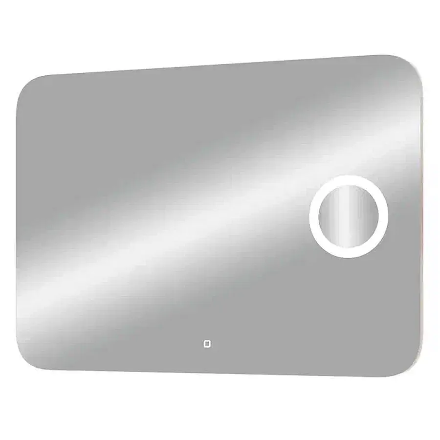 Зеркало с подсветкой Continent Elegant Led 80х60 см с увеличительной линзой ЗЛП78 100Kran: Широкий выбор и доступные цены.