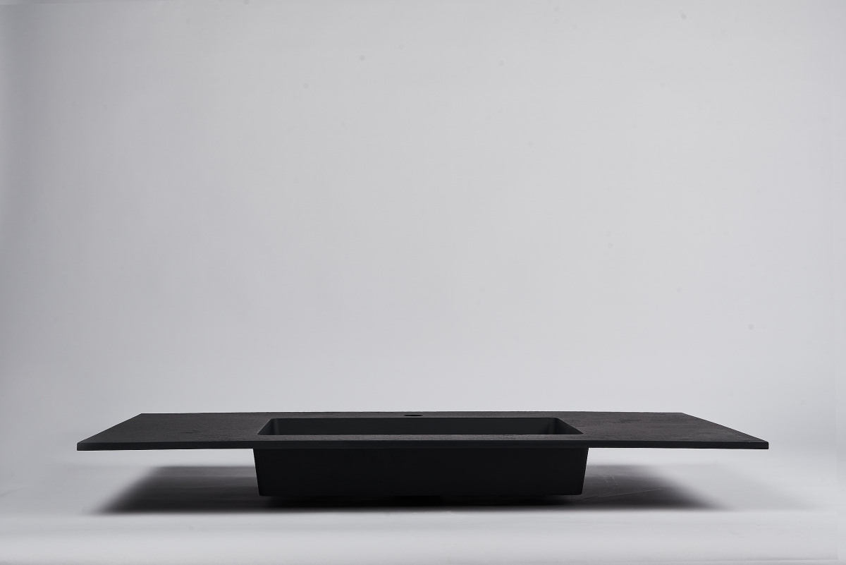 Раковина мебельная ACQUABELLA INTEGRA SF SLATE 100 NEGRO черный матовый в 100Kran: Широкий выбор и доступные цены.