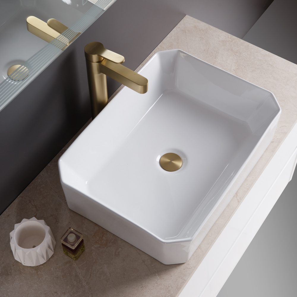 Накладная раковина BelBagno BB1386 36,5  см белая глянцевая в 100Kran: Широкий выбор и доступные цены.