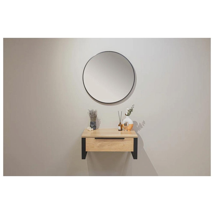 Зеркало Silver Mirrors Selena D70 см ФР-00002539 черное 100Kran: Широкий выбор и доступные цены.