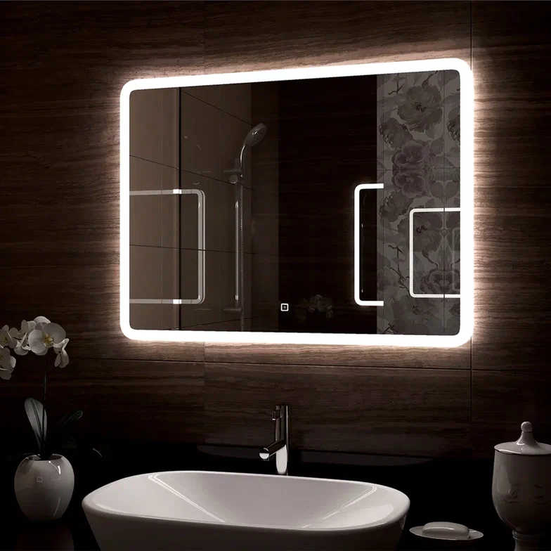 Зеркало "Demure Led" 800х600 с подсветкой 100Kran: Широкий выбор и доступные цены.