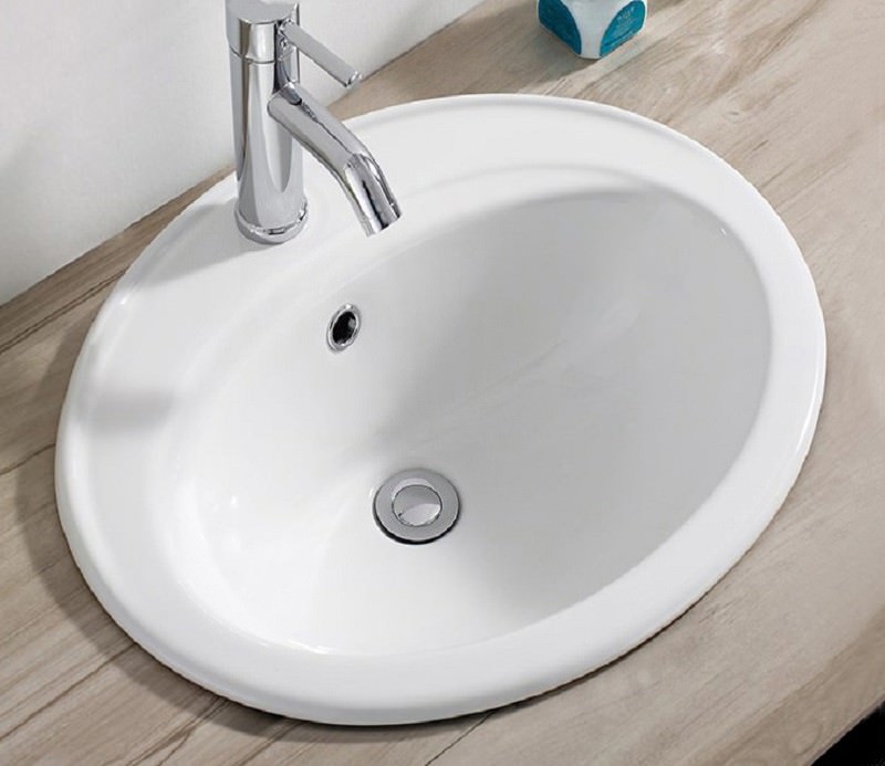 Раковина врезная  CeramaLux 9413 56 см белая в 100Kran: Широкий выбор и доступные цены.