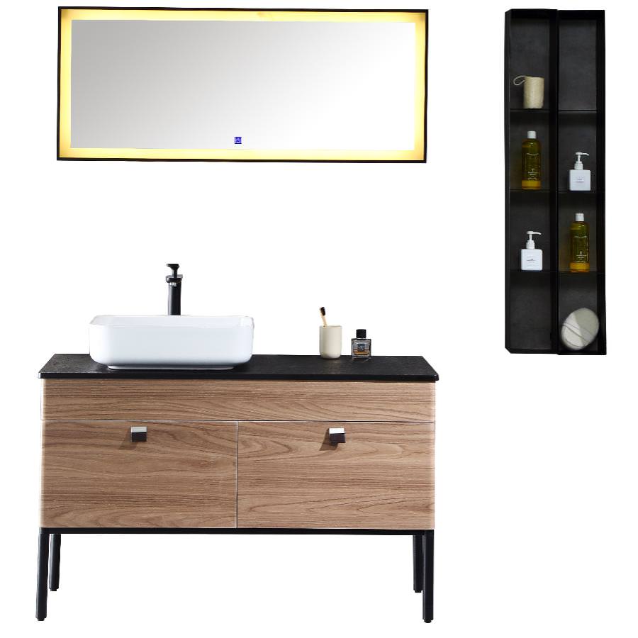 Тумба напольная с раковиной Maxonor Pure Life SALON ART 120 см PL-MC13-118-BN орех светлый в 100Kran: Широкий выбор и доступные цены.