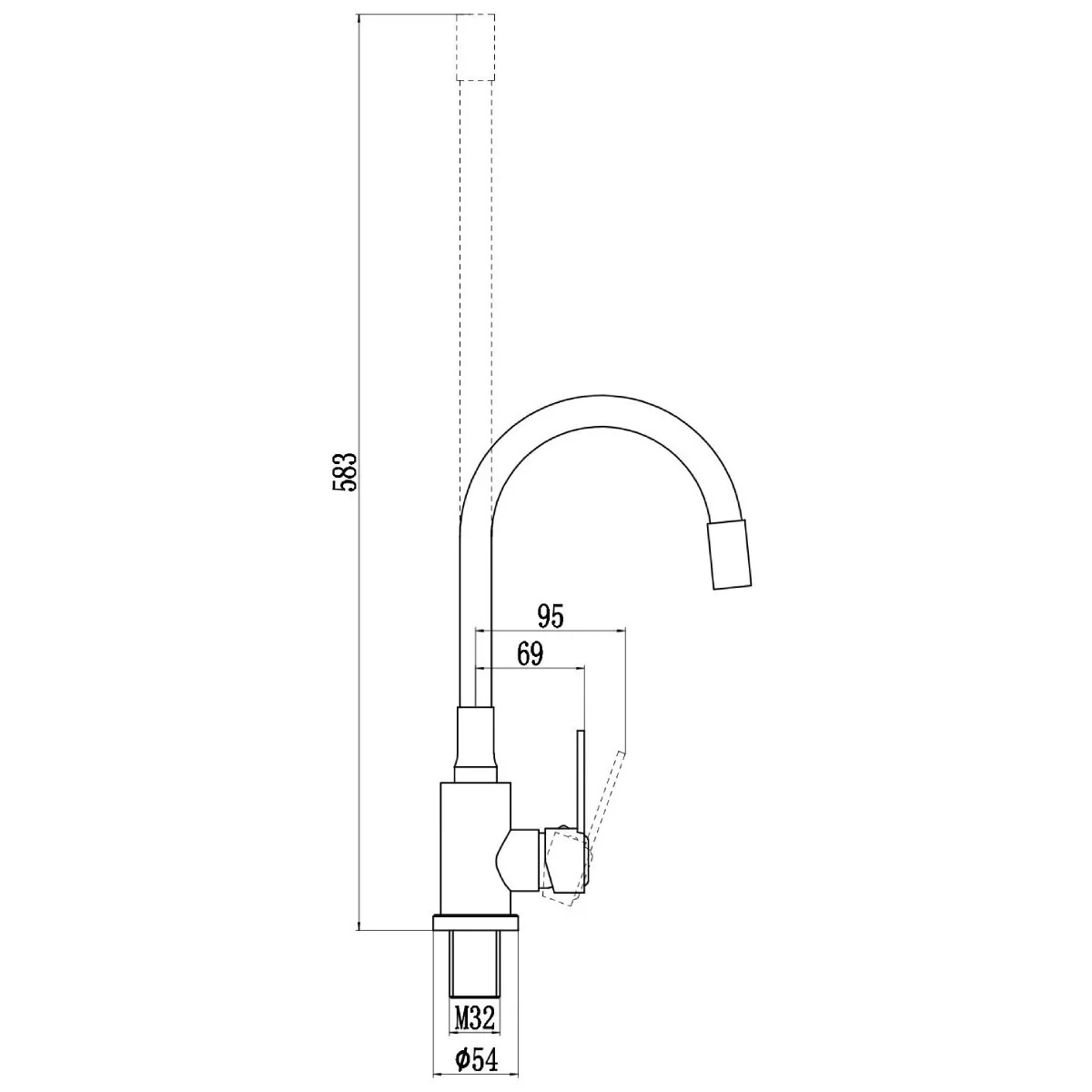 Смеситель для кухни Savol S-3002Q-04 графит в 100Kran: Широкий выбор и доступные цены.