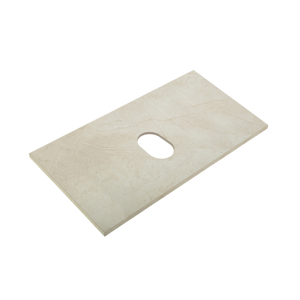 Столешница из керамогранита BelBagno 100 см KEP-80-MCO-W0 Marmo Crema Opaco в 100Kran: Широкий выбор и доступные цены.