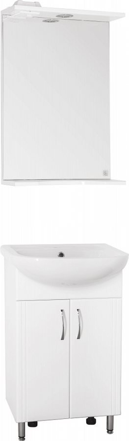 Тумба под раковину напольная Style Line №9 50 см белый ЛС-00000492 в 100Kran: Широкий выбор и доступные цены.