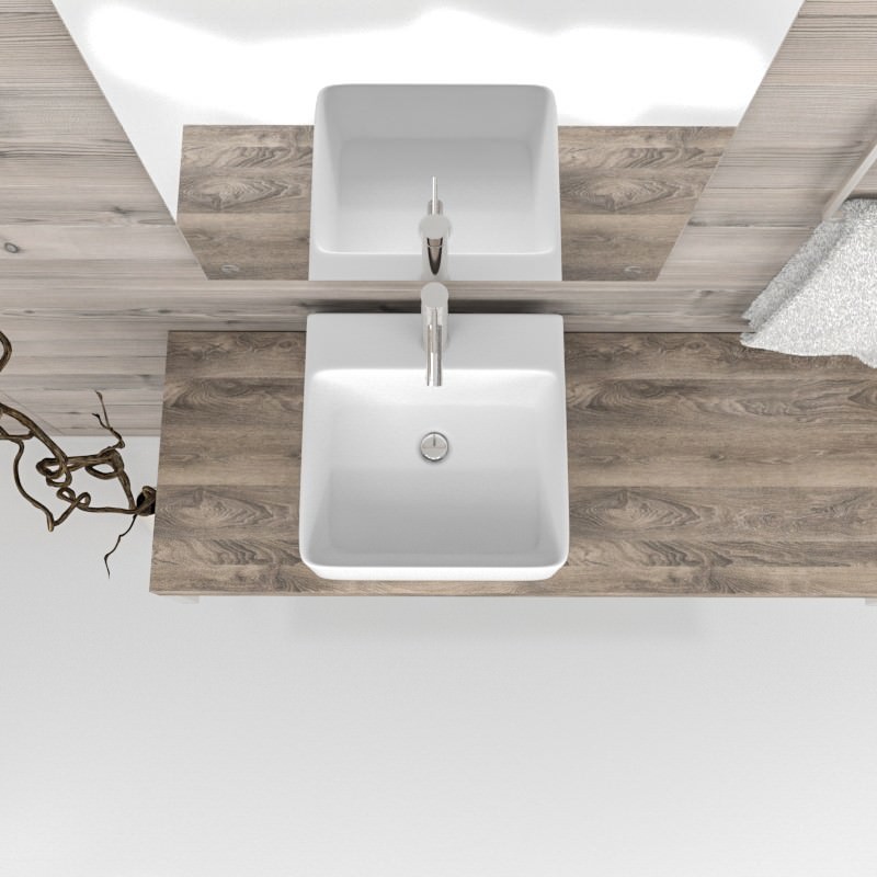 Раковина накладная ESBANO 40 см ESRNCIRC40W CIRCON-40 (white) белый в 100Kran: Широкий выбор и доступные цены.