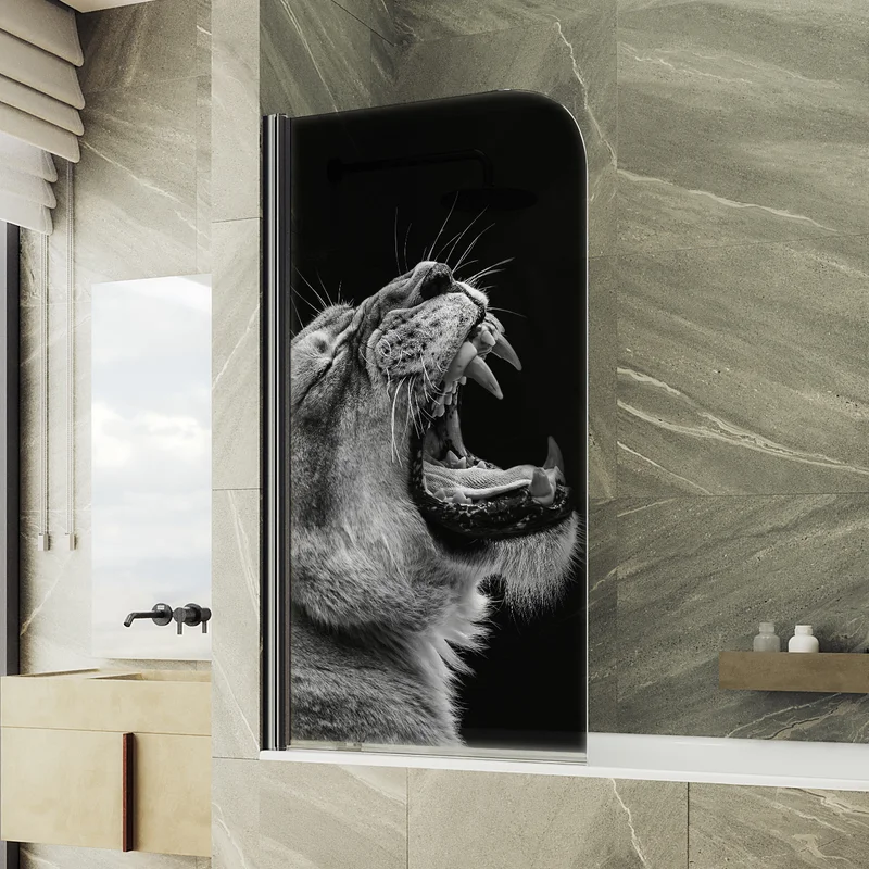 Шторка поворотная MaybahGlass MGV-928-ФП002-6 140х60 см стекло с рисунком в 100Kran: Широкий выбор и доступные цены.