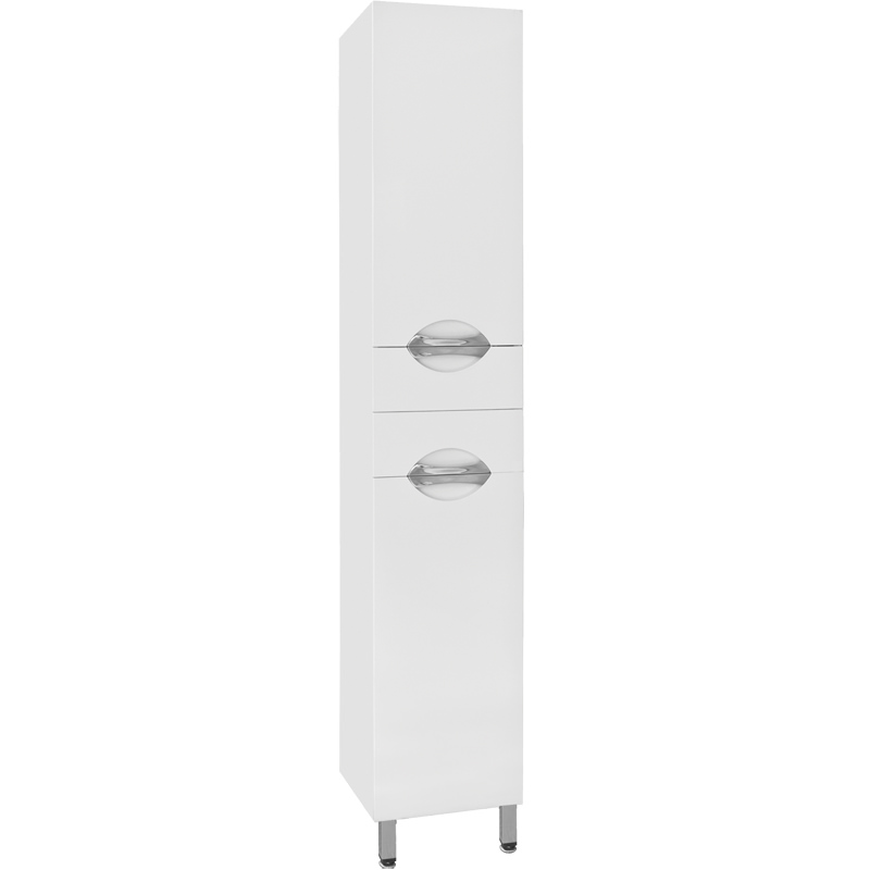 Пенал напольный Style Line Жасмин 36  белый ЛС-00000045 в 100Kran: Широкий выбор и доступные цены.