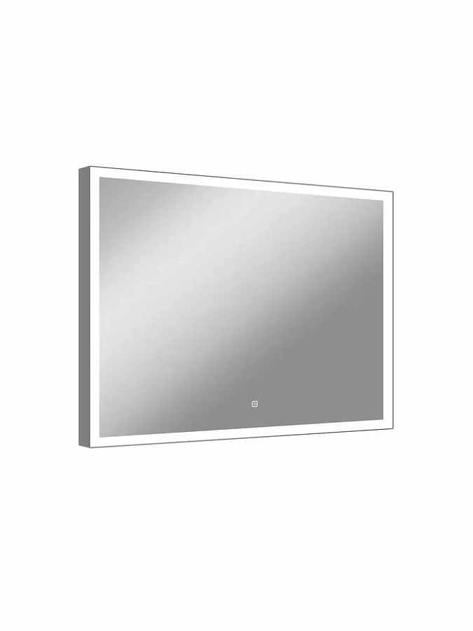 Зеркало с подсветкой Континент Frame silver standart 900x700 ЗЛП1338 100Kran: Широкий выбор и доступные цены.