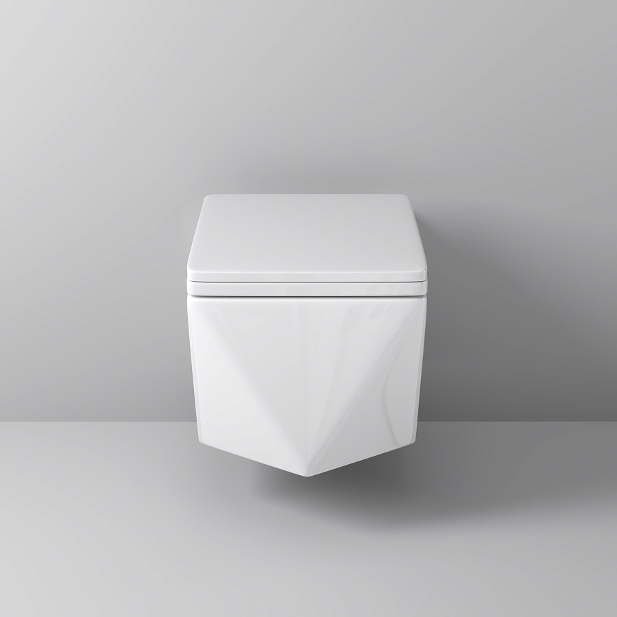 Унитаз подвесной Grossman Cristal GR-4481 безободковый белый в 100Kran: Широкий выбор и доступные цены.