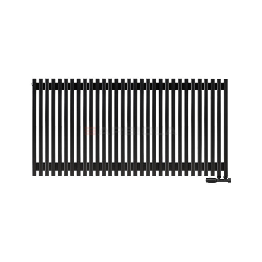 Вертикальный радиатор с нижним подключением Arbiola Compact V 102391 153 х 70 см Черный от интернет-магазина сантехники 100Kran!