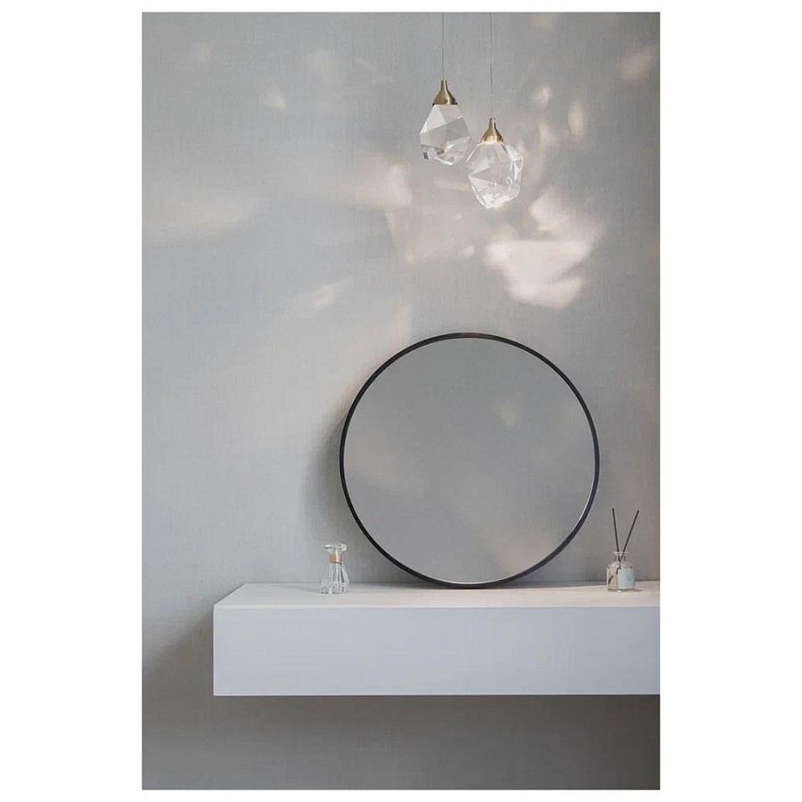Зеркало Silver Mirrors Selena D50 см ФР-00002531 черное 100Kran: Широкий выбор и доступные цены.