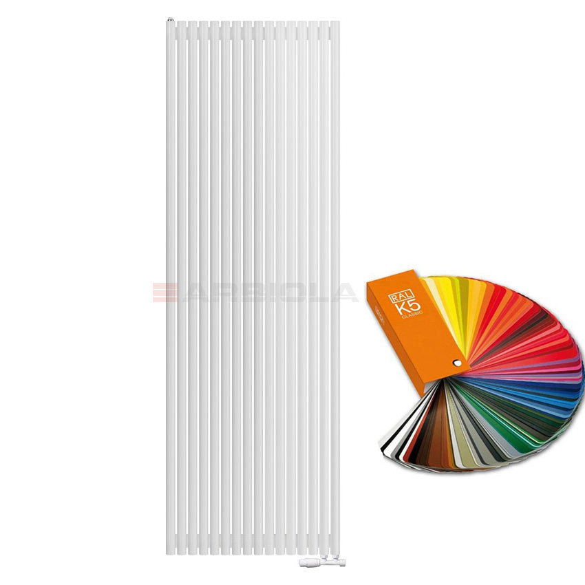 Вертикальный радиатор с нижним подключением Arbiola Iris V 109016 79,2 х 250 см ral classic от интернет-магазина сантехники 100Kran!