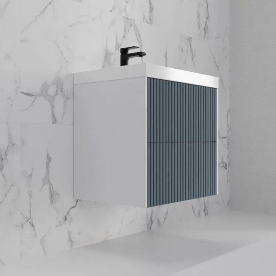 Тумба с раковиной подвесная  Style Line Стокгольм 60 умывальник Andrea Classic 600 графит софт ЛС-00002306 в 100Kran: Широкий выбор и доступные цены.