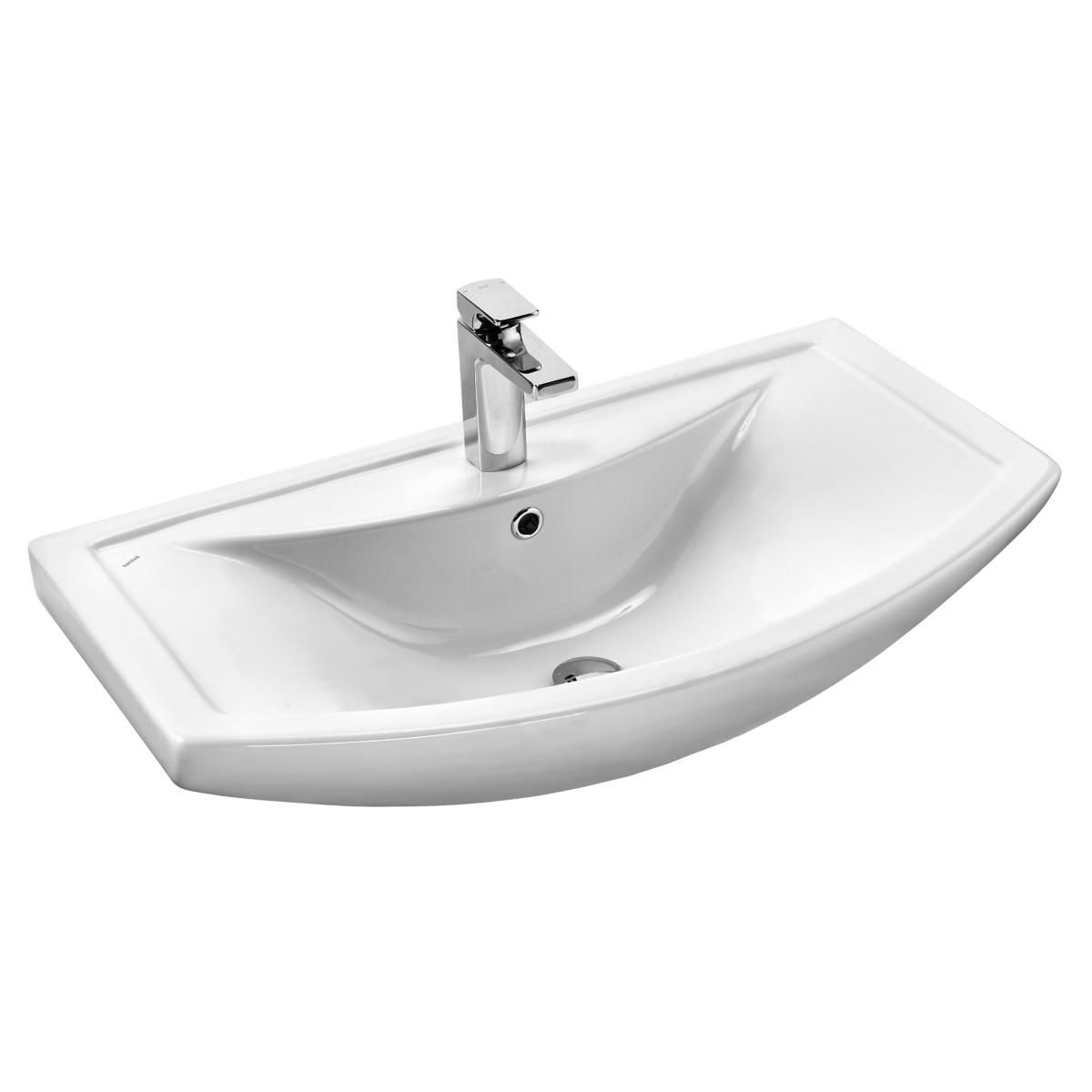 Раковина мебельная Santek Балтика 80 см белая 1.WH50.1.524 в 100Kran: Широкий выбор и доступные цены.