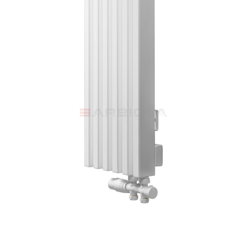 Вертикальный радиатор с нижним подключением Arbiola Compact V 102438 63 х 75 см белый матовый ral 9016 от интернет-магазина сантехники 100Kran!
