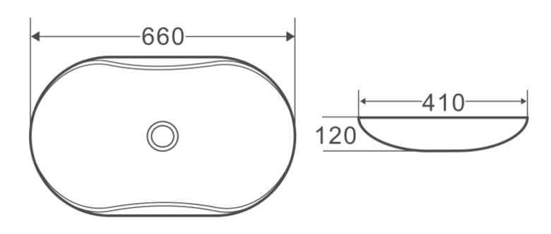 Накладная раковина BelBagno BB1334 41  см белая глянцевая в 100Kran: Широкий выбор и доступные цены.