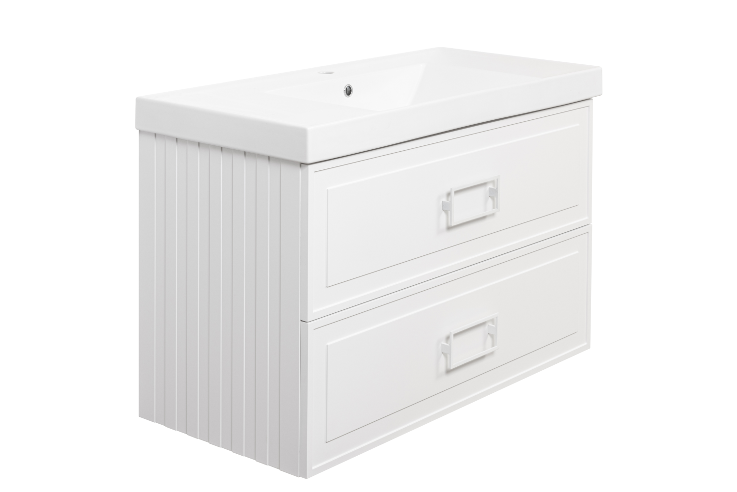 Тумба под раковину LA FENICE Cubo Bianco TWIN белая 100 FNC-01-CUB-B-100-2 в 100Kran: Широкий выбор и доступные цены.