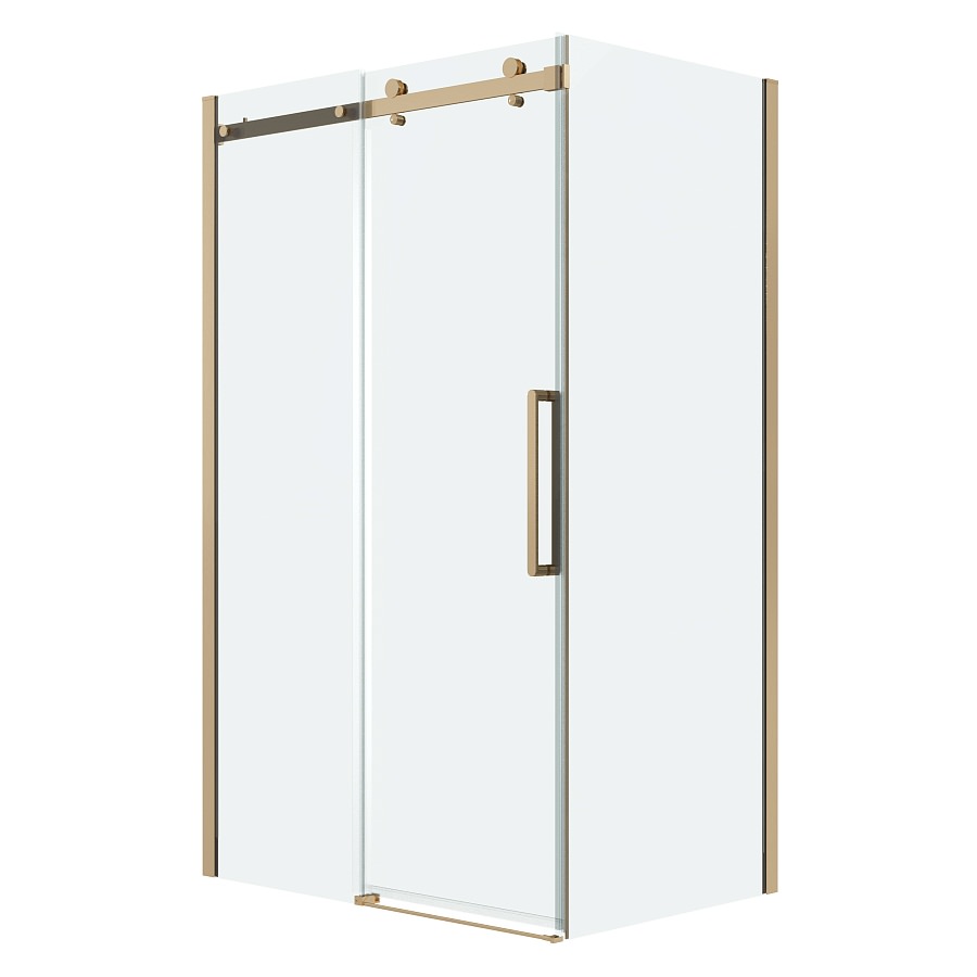 Душевое ограждение Grossman Classic 100x70x195 см 120.K33.04.1080.32.00 золото сатин в 100Kran: Широкий выбор и доступные цены.