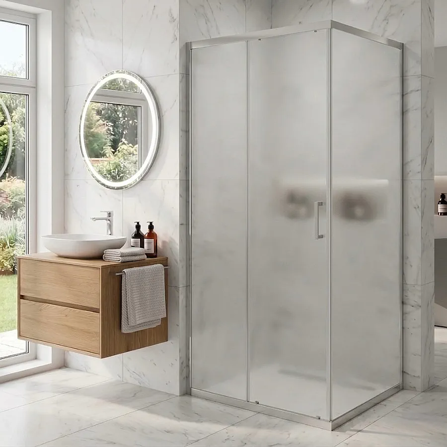 Душевой уголок MaybahGlass MGY-1862-5 140x90x195 см стекло сатин в 100Kran: Широкий выбор и доступные цены.