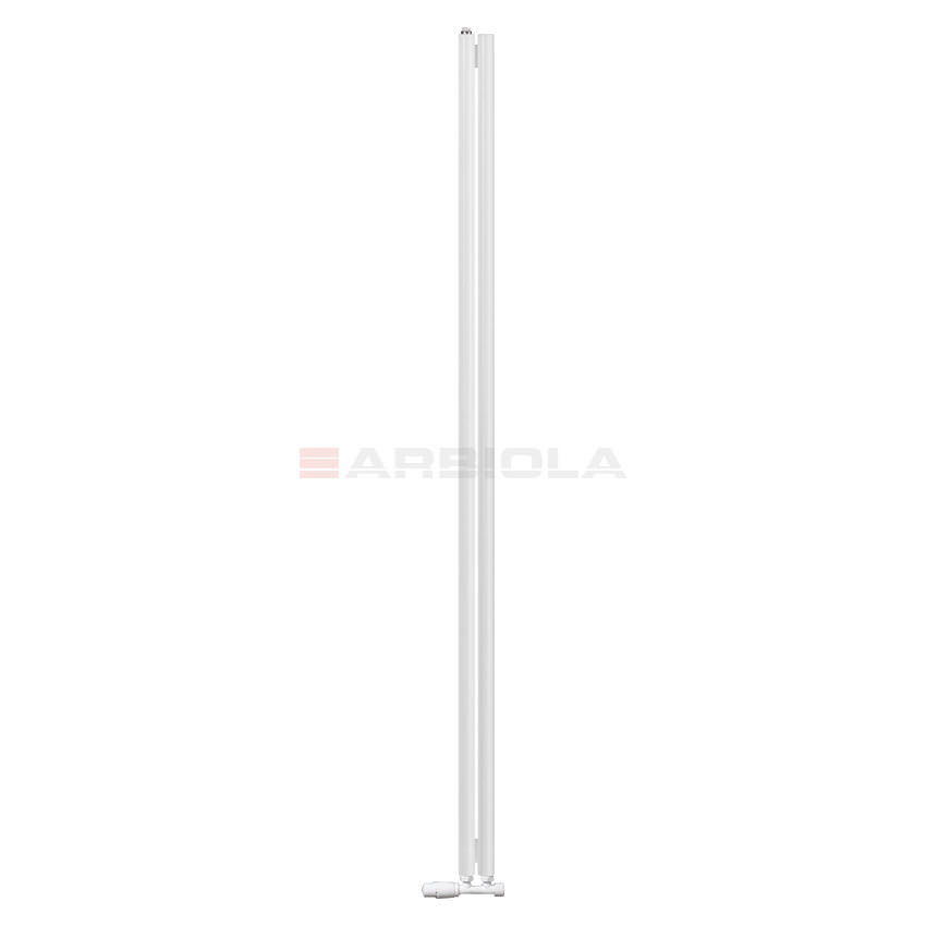 Вертикальный радиатор с нижним подключением Arbiola Iris V 108957 9,2 х 220 см белый матовый ral 9016 от интернет-магазина сантехники 100Kran!