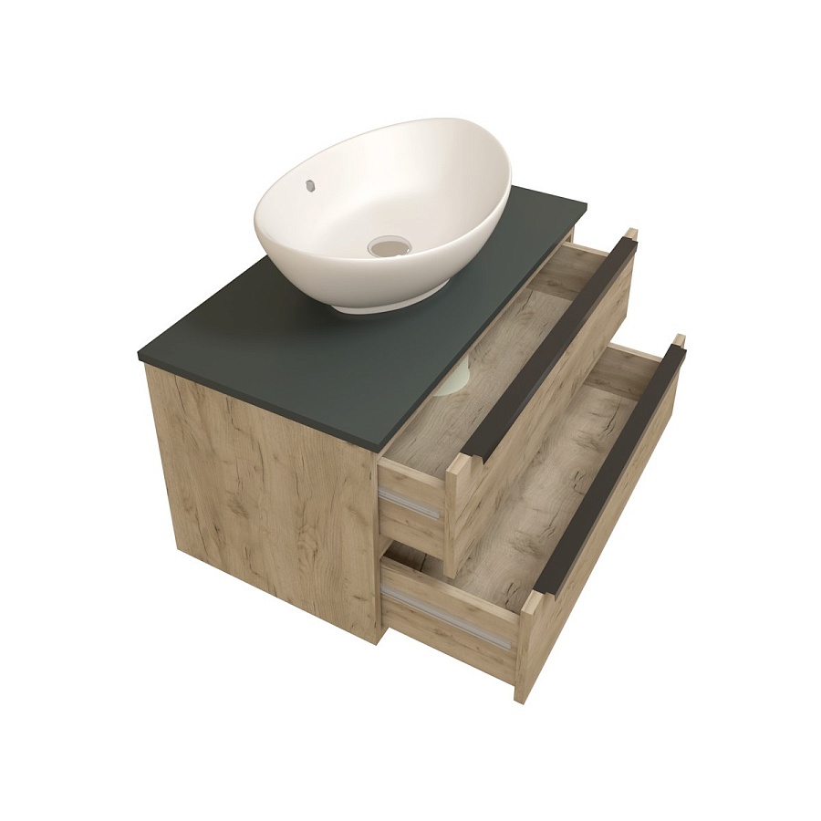 Раковина накладная Maretti Eleganza EN13NS48-844 59 см белая в 100Kran: Широкий выбор и доступные цены.