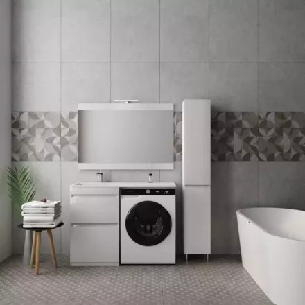 Зеркало  Style Line  "Даллас 100" Люкс белое СС-00000311 100Kran: Широкий выбор и доступные цены.