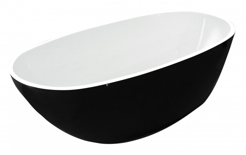 Ванна отдельностоящая акриловая ESBANO Sophia black ESVASOPHB 170x85 черная в 100Kran: Широкий выбор и доступные цены.