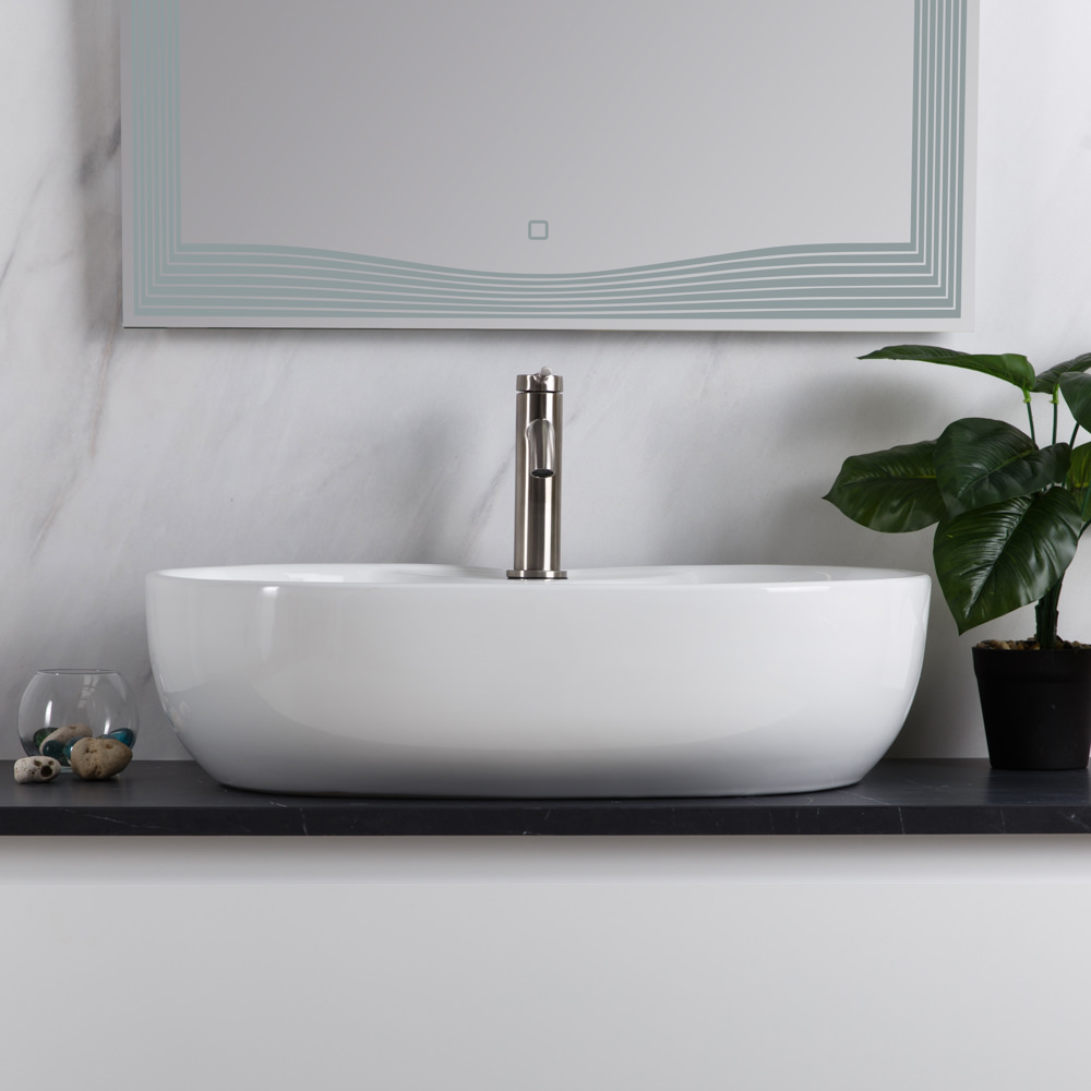 Накладная раковина BelBagno BB1151 60  см белая глянцевая в 100Kran: Широкий выбор и доступные цены.