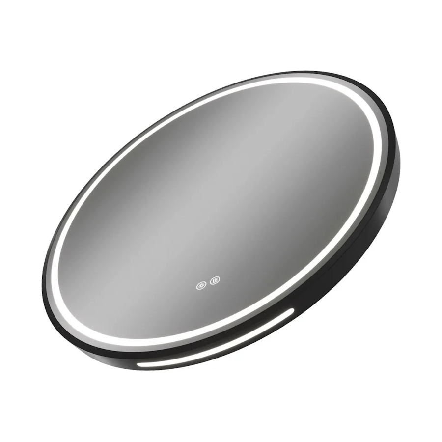 Зеркало с подсветкой Maretti Elena EA1460R03EL D60 см черный 100Kran: Широкий выбор и доступные цены.