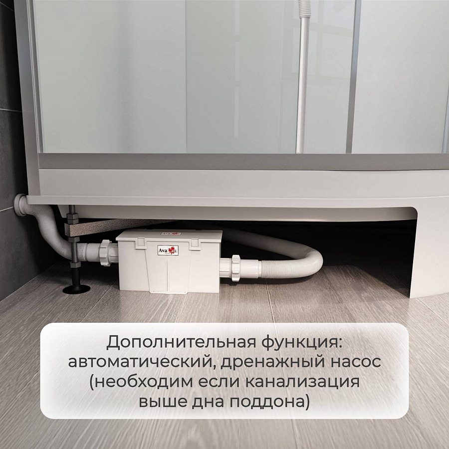 Душевая кабина AvaCan  120 х 80 см EM2812R в 100Kran: Широкий выбор и доступные цены.