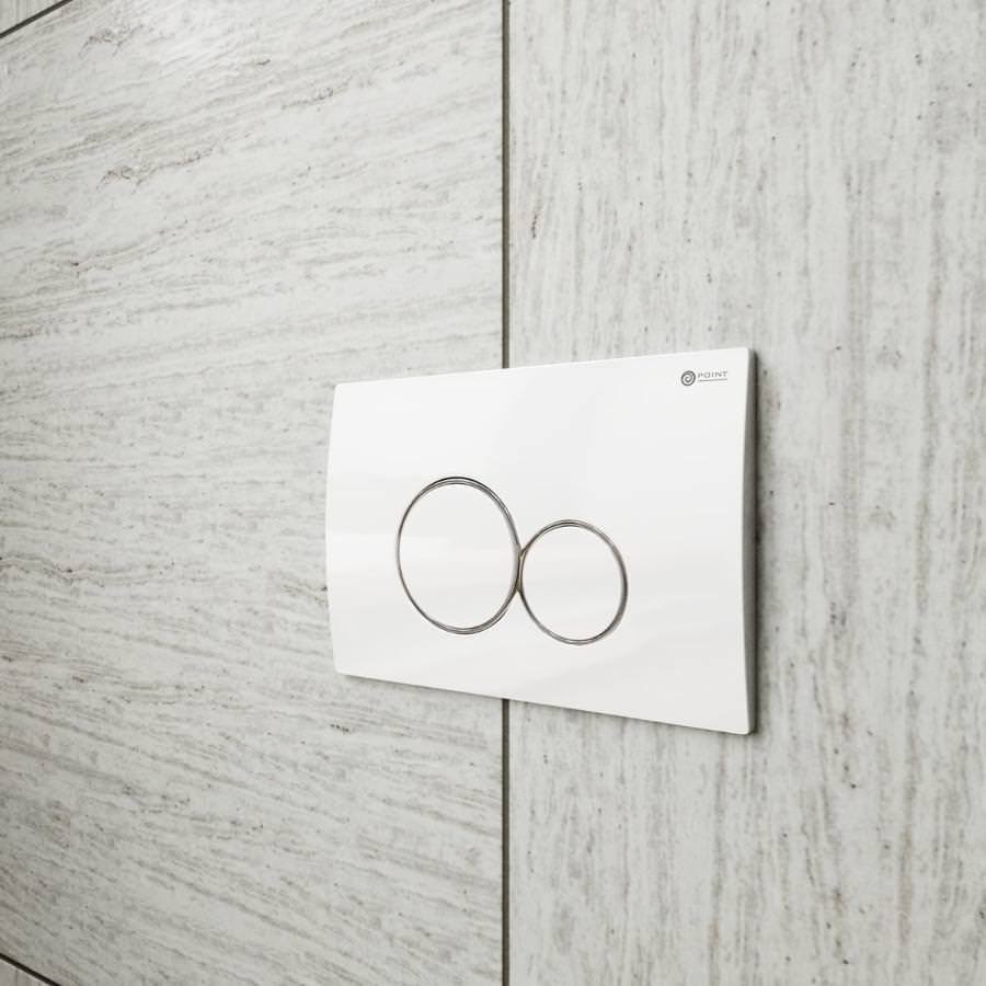 Клавиша смыва Point Виктория PN44061WC белый+хром в 100Kran: Широкий выбор и доступные цены.