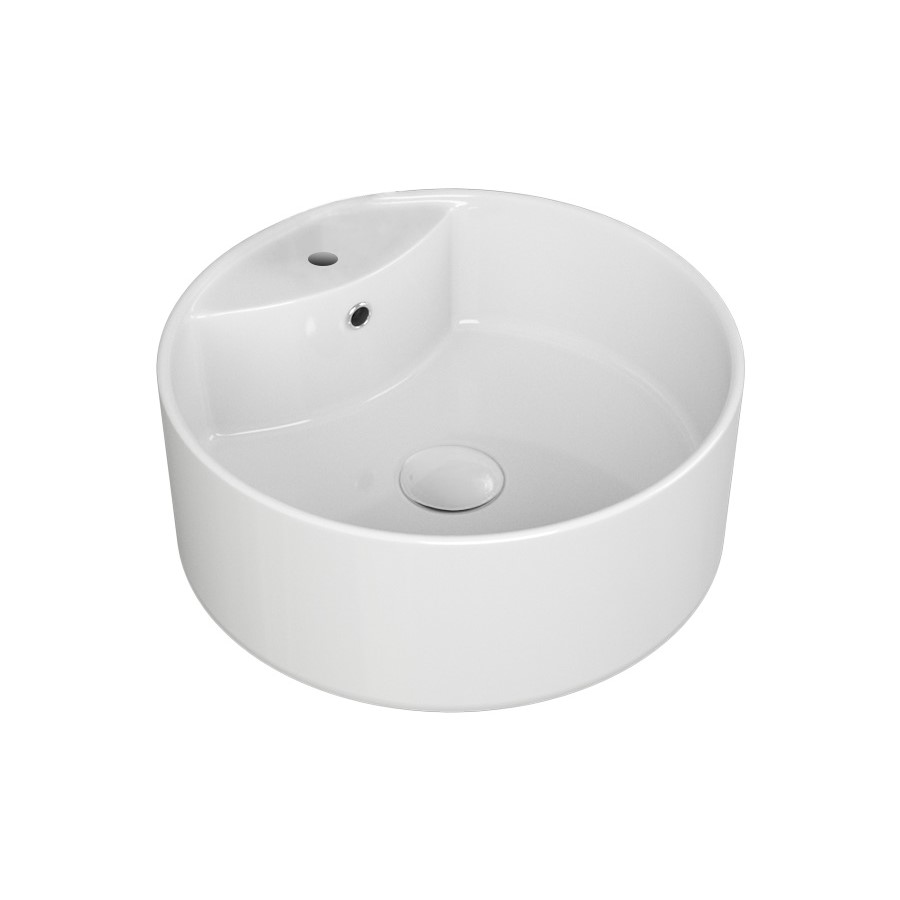 Раковина накладная Maretti Elena EA13NS67-844 40 см белая в 100Kran: Широкий выбор и доступные цены.