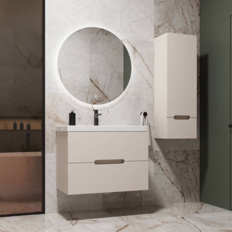 Тумба с раковиной подвесная Style Line Матис 80 умывальник Andrea Classic 800 крем ЛС-00002308 в 100Kran: Широкий выбор и доступные цены.