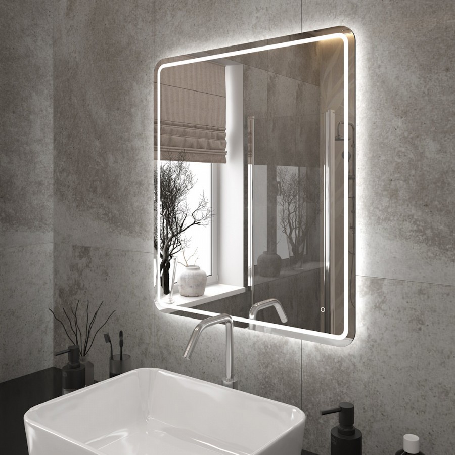 Зеркало с подсветкой Maretti Florenza FL146070P34EL 60x70 см 100Kran: Широкий выбор и доступные цены.