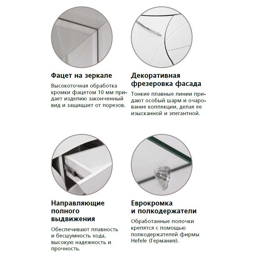 Зеркальный шкаф с подсветкой  Style Line Амелия 65 со светом белый ЛС-00000013 создать уют и комфорт, это просто!